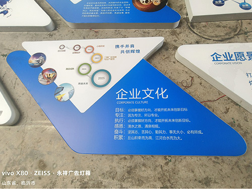 异形灯箱--展厅